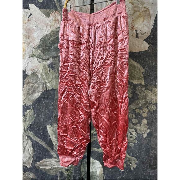 Anthropologie Rosie Embroidered Velvet Joggers Size XL - Picture 6 of 8